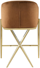 Xavier Saddle Counter Stool - Ella Furniture