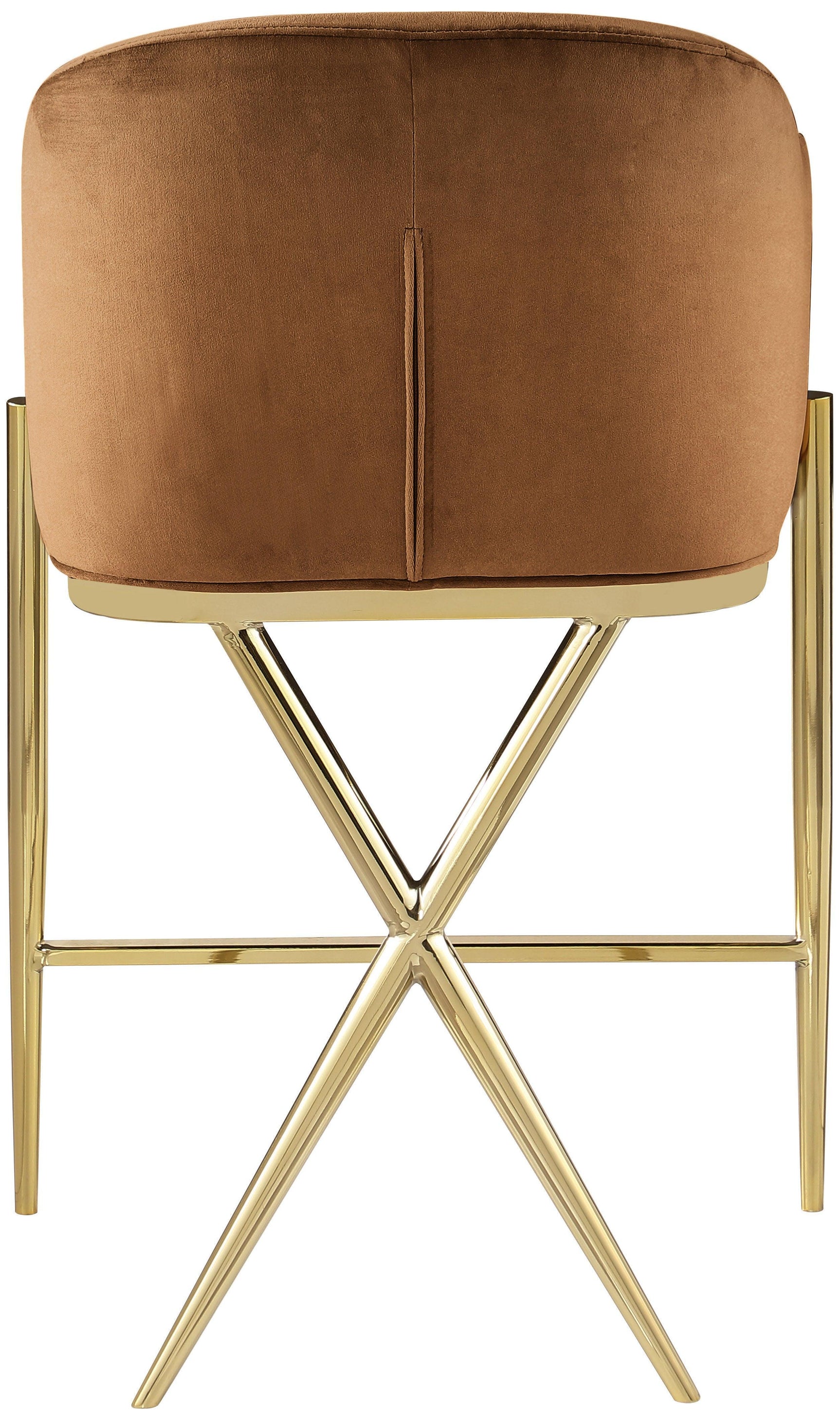 Xavier Saddle Counter Stool - Ella Furniture