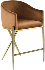 Xavier Saddle Counter Stool - Ella Furniture