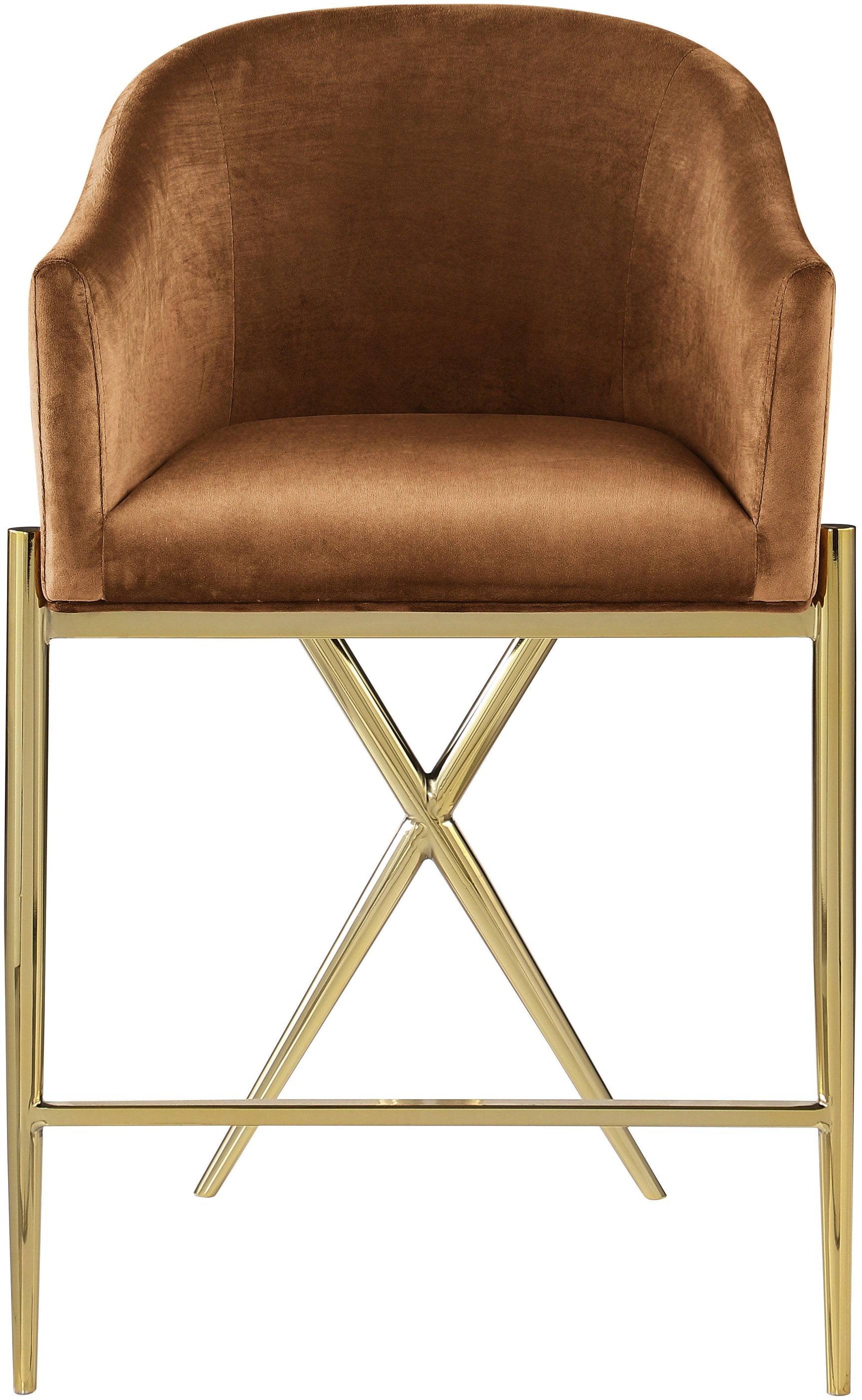 Xavier Saddle Counter Stool - Ella Furniture
