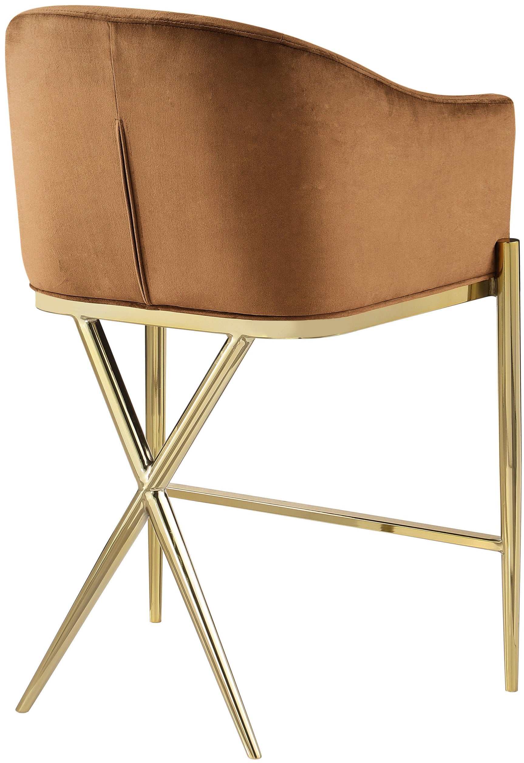 Xavier Saddle Counter Stool - Ella Furniture