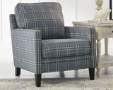 Traemore River Chenille Chair - Ella Furniture