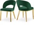 Roberto Green Velvet Dining Chair - Ella Furniture