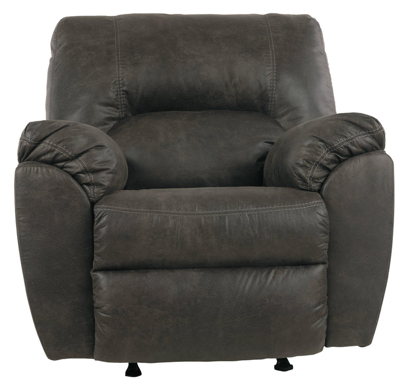 Tambo Pewter Faux Leather Recliner