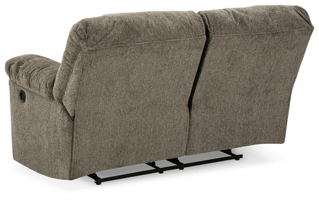 Alphons Putty Reclining Loveseat - Ella Furniture