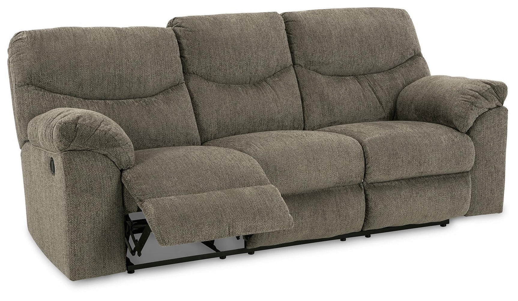 Alphons Putty Reclining Sofa - Ella Furniture