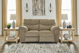 Alphons Briar Reclining Loveseat - Ella Furniture
