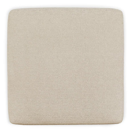 Edenfield Linen Chenille Oversized Accent Ottoman - Ella Furniture