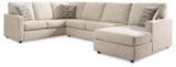 Edenfield Linen 3-Piece Sectional - Ella Furniture