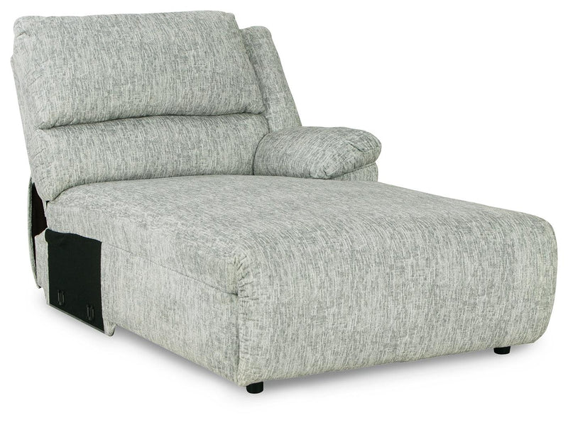 Mcclelland Gray 7-Piece Reclining Sectional With Chaise - Ella Furniture