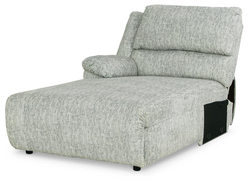 Mcclelland Gray 7-Piece Power Reclining Sectional With Chaise - Ella Furniture
