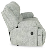 Mcclelland Gray Chenille Reclining Sofa - Ella Furniture