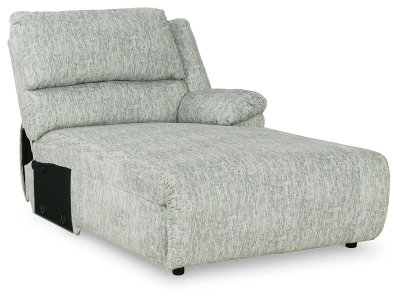 Mcclelland Gray 3-Piece Power Reclining Sectional With Chaise - Ella Furniture