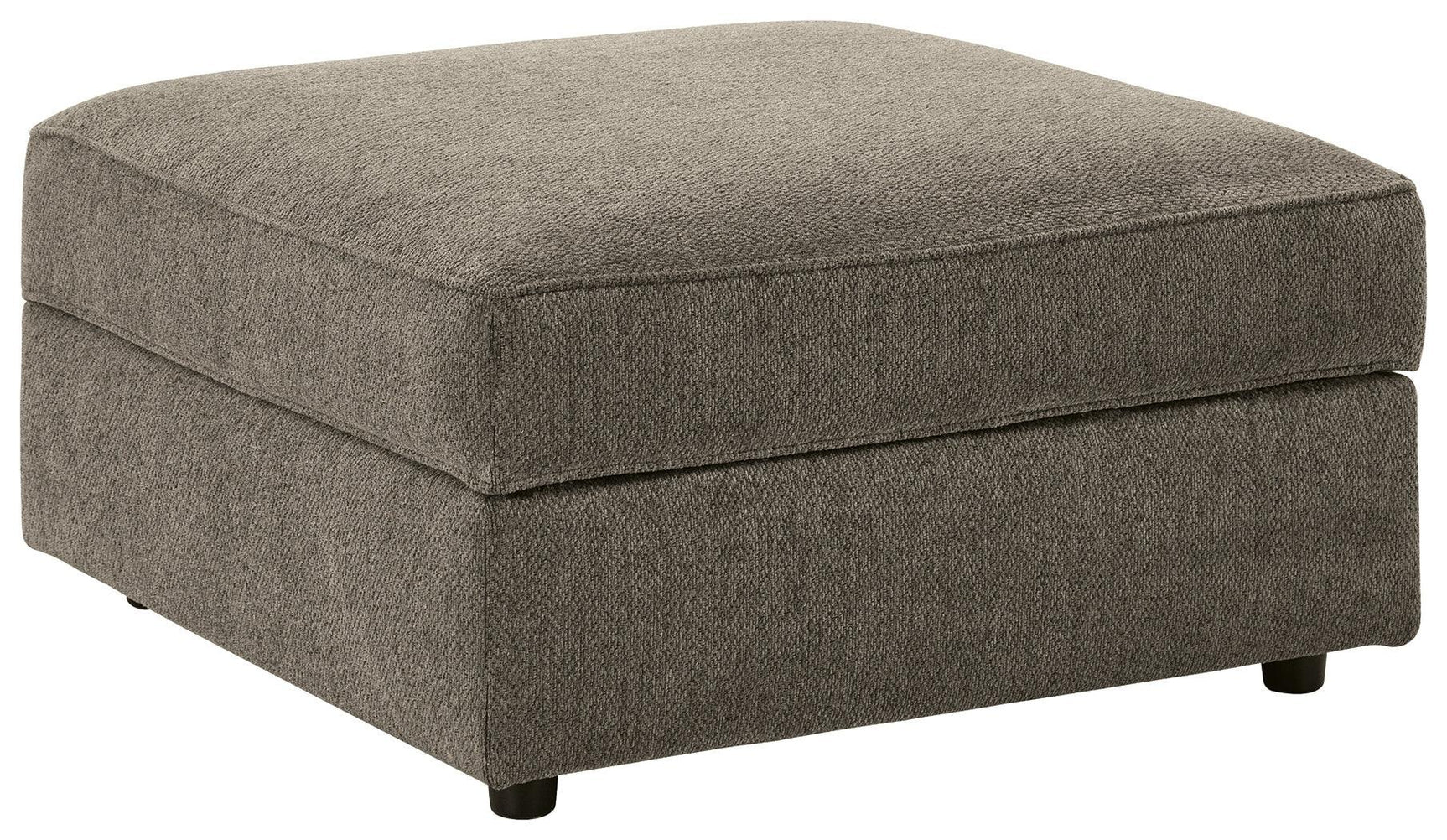 O'phannon Putty Chenille Ottoman With Storage - Ella Furniture