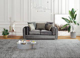 Skylar Gray Velvet Sofa & Loveseat - Ella Furniture