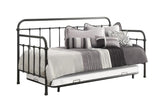 Livingston Daybed With Trundle Dark Bronze - Ella Furniture