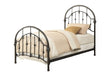 Rowan Twin Bed Dark Bronze - Ella Furniture