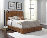 Laughton Hand-woven Storage Trunk Amber - Ella Furniture