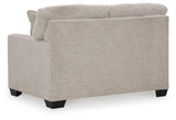 Mahoney Pebble Chenille Loveseat - Ella Furniture