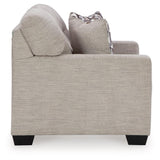 Mahoney Pebble Chenille Loveseat - Ella Furniture