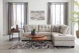 Mahoney Pebble 2-Piece Sectional With Chaise - Ella Furniture