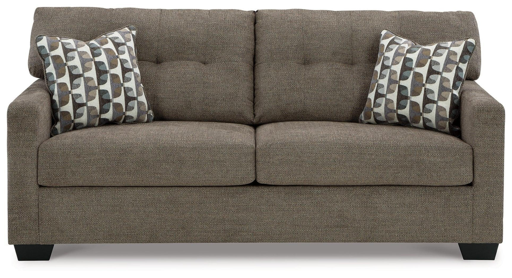 Mahoney Chocolate Chenille Sofa - Ella Furniture