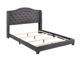 Sonoma Camel Back Queen Bed Grey - Ella Furniture