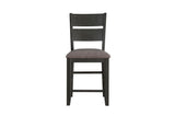 Baresford Gray Finish Contemporary Solid Wood Fabric Upholstery Storage Square Dining Room Set - Ella Furniture