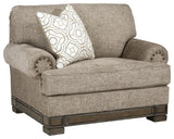 Einsgrove Sandstone Sofa, Loveseat, Chair And Ottoman - Ella Furniture