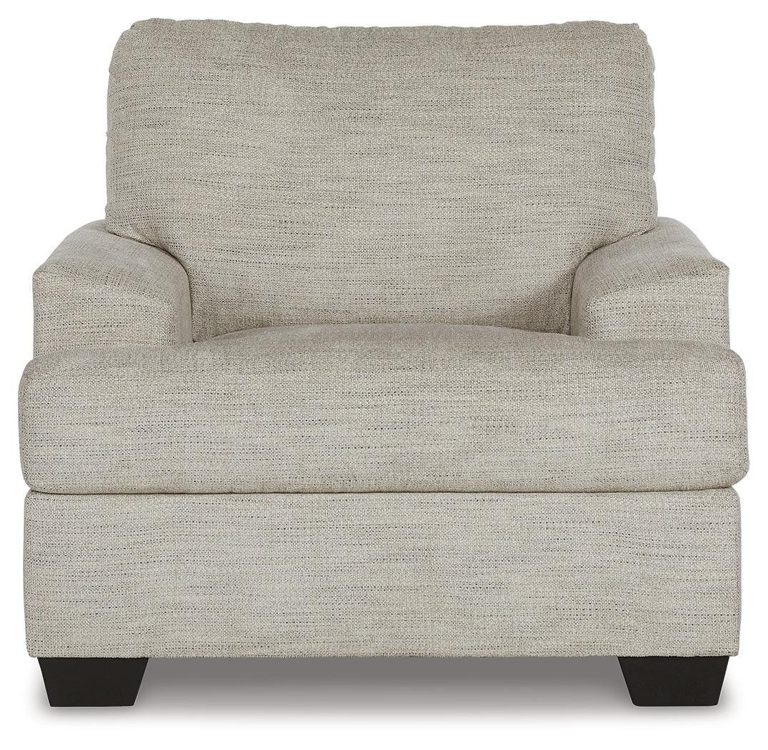 Vayda Pebble Chenille Chair - Ella Furniture