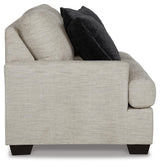 Vayda Pebble Chenille Loveseat - Ella Furniture