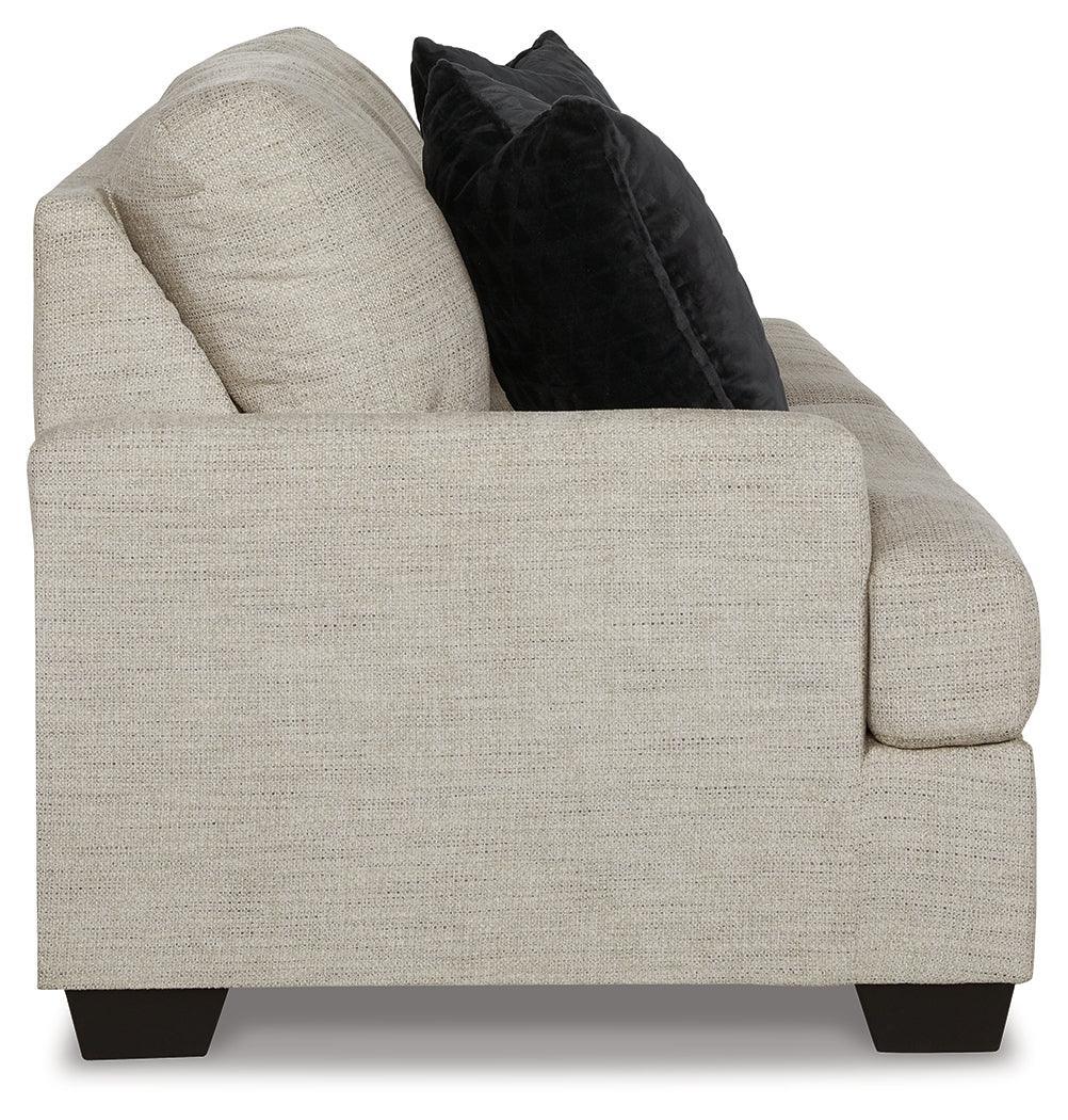 Vayda Pebble Chenille Sofa - Ella Furniture