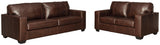 Morelos Chocolate Sofa And Loveseat - Ella Furniture