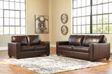 Morelos Chocolate Sofa And Loveseat - Ella Furniture