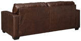 Morelos Chocolate Leather Queen Sofa Sleeper - Ella Furniture