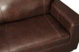 Morelos Chocolate Sofa And Loveseat - Ella Furniture