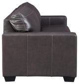 Morelos Chocolate Leather Sofa - Ella Furniture