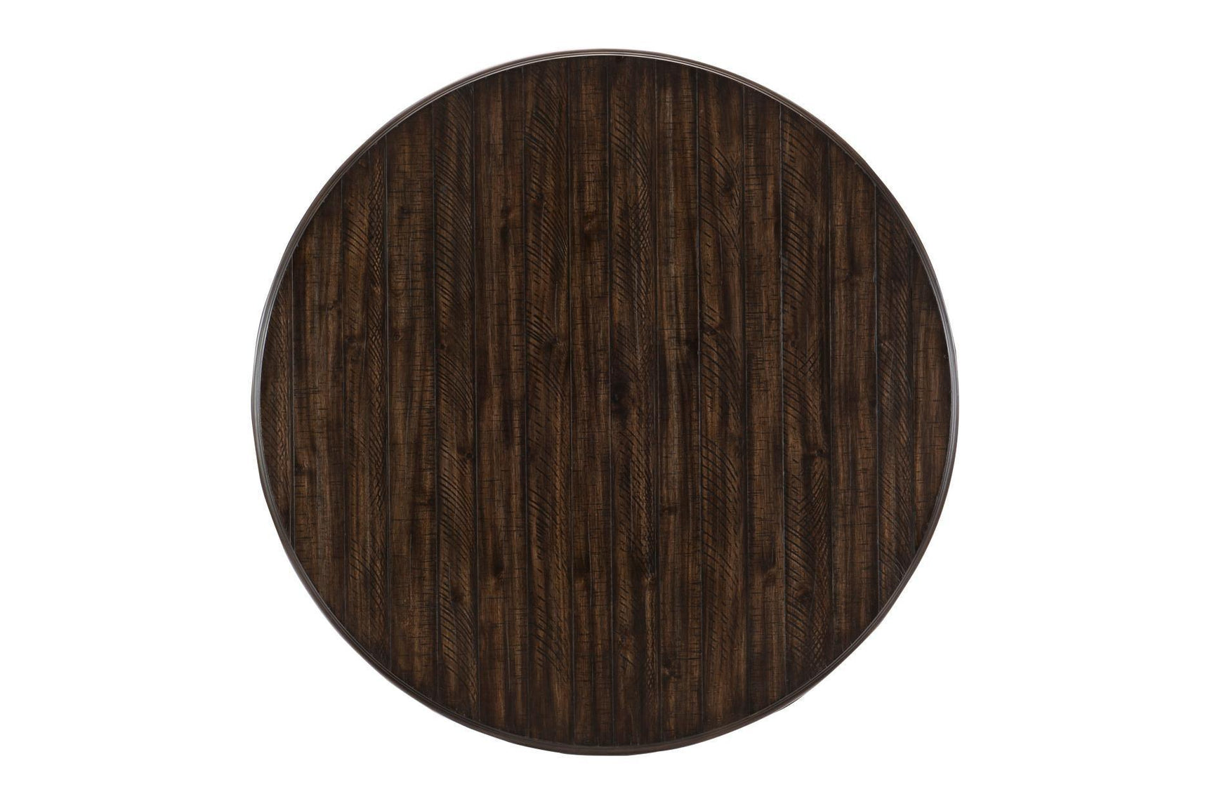 Cardano Charcoal Traditional Solid Wood And Veneers Fabric Upholstery Seat Round Dining Room Set - Ella Furniture