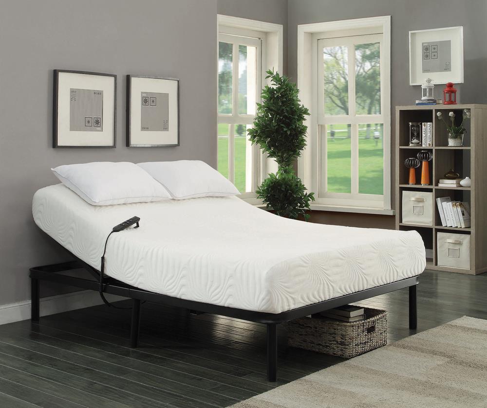 Stanhope Eastern King Adjustable Bed Base Black - Ella Furniture