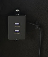 Negan Eastern King Adjustable Bed Base Grey And Black - Ella Furniture