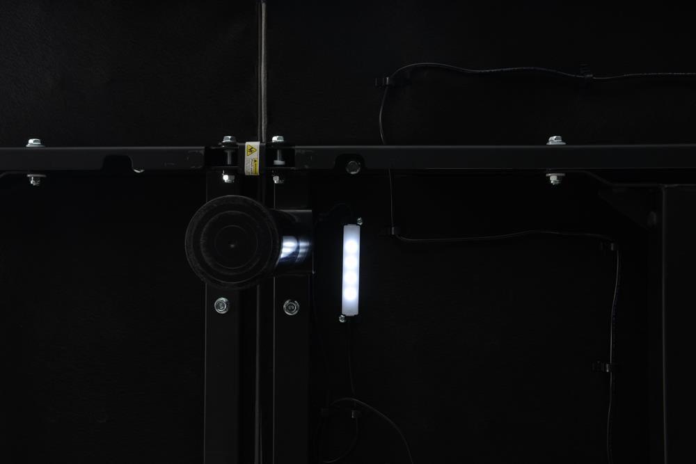 Negan Eastern King Adjustable Bed Base Grey And Black - Ella Furniture