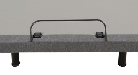 Negan Queen Adjustable Bed Base Grey And Black - Ella Furniture
