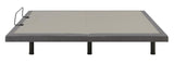 Negan Queen Adjustable Bed Base Grey And Black - Ella Furniture