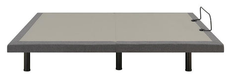Negan Twin Xl Adjustable Bed Base Grey And Black - Ella Furniture