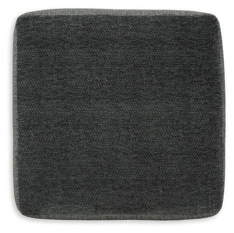 Biddeford Shadow Velvet Oversized Accent Ottoman - Ella Furniture
