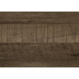 Dogue Brown Wood And Gunmetal Finish Premium Melamine Board Engineered Wood 63" Tv Stand - Ella Furniture