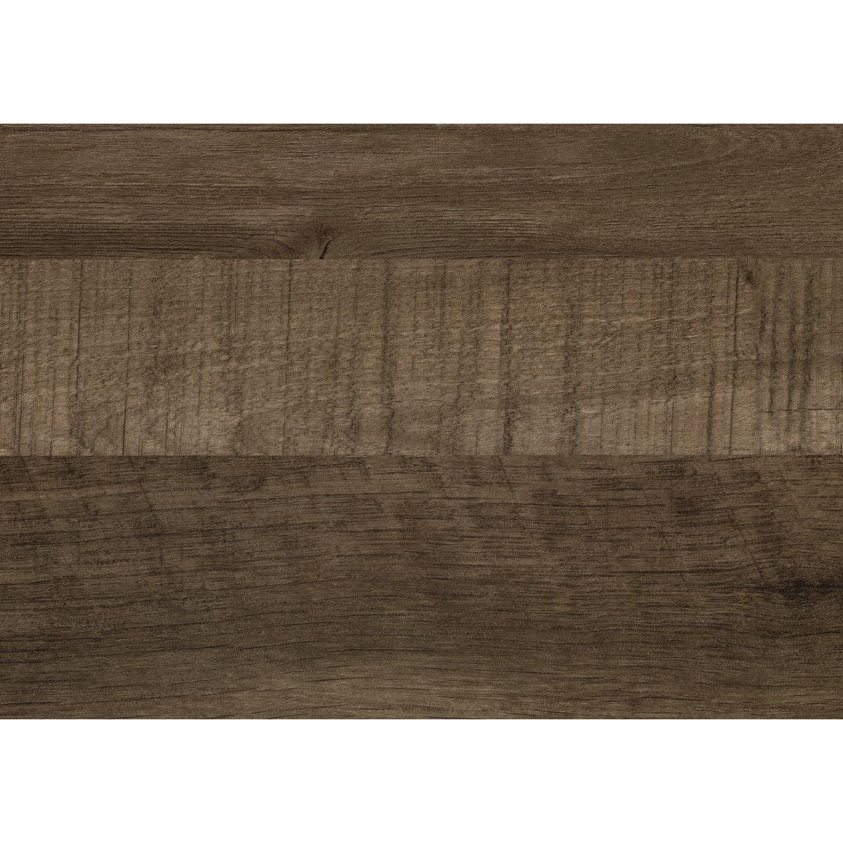 Dogue Brown Wood And Gunmetal Finish Premium Melamine Board Engineered Wood 63" Tv Stand - Ella Furniture