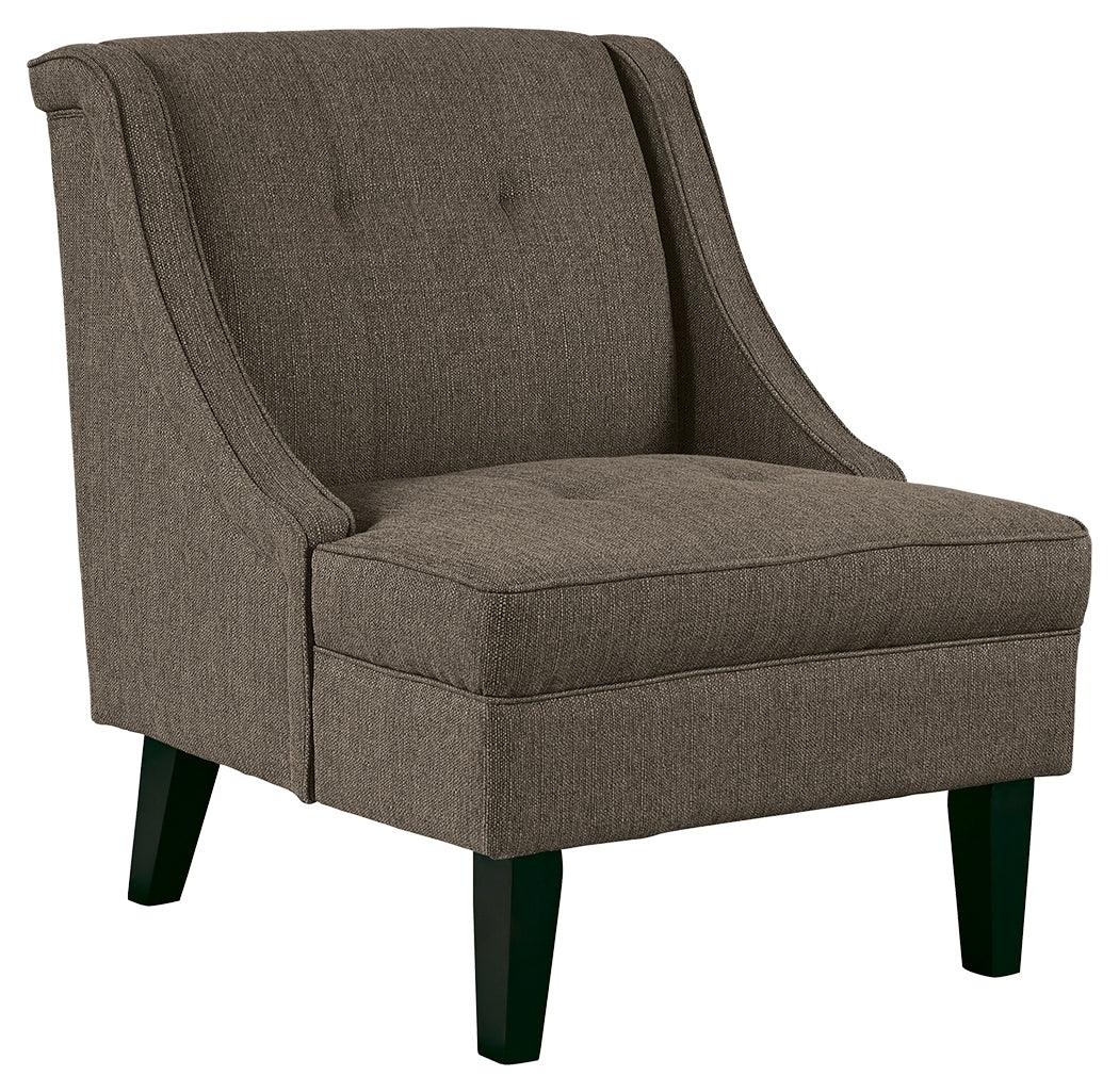 Clarinda Gray Textured Accent Chair - Ella Furniture