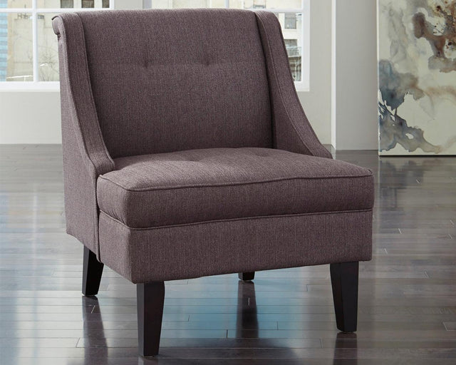 Clarinda Gray Textured Accent Chair - Ella Furniture
