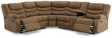 Partymate Brindle 2-Piece Reclining Sectional - Ella Furniture